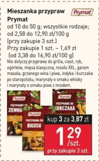 Stokrotka Mieszanka przypraw Prymat 10-50 g oferta