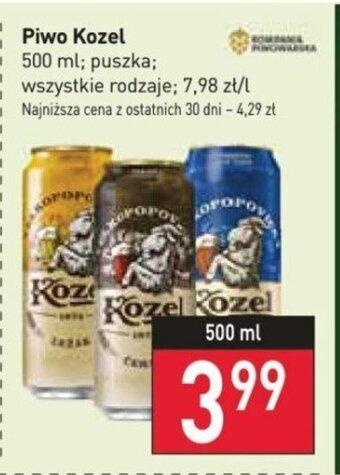 Stokrotka Piwo Kozel 500 ml oferta