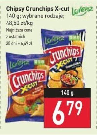 Stokrotka Chipsy Crunchips X-cut 140 g oferta