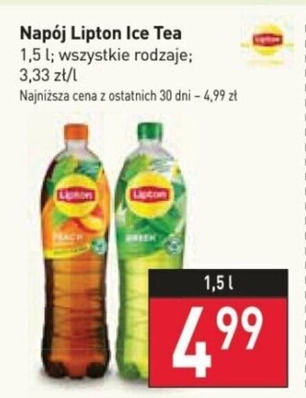 Stokrotka Napój Lipton Ice Tea 1,5 l oferta
