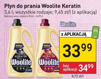 Stokrotka Płyn do prania Woolite Keratin 3,6 l oferta