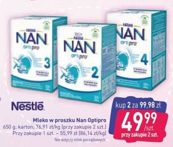 Stokrotka Mleko w proszku Nan Optipro 650 g oferta