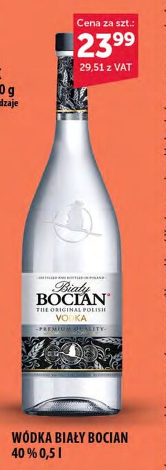 Eurocash WÓDKA BIAŁY BOCIAN 40 % 0,5 l oferta