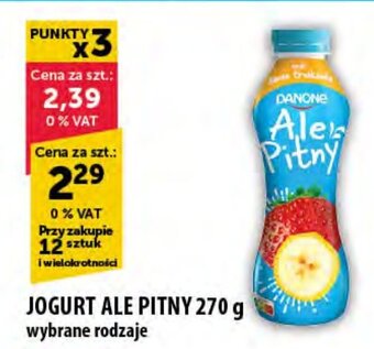 Eurocash JOGURT ALE PITNY 270 g oferta