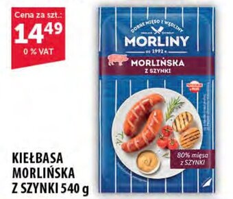 Eurocash KIEŁBASA MORLIŃSKA Z SZYNKI 540 g oferta