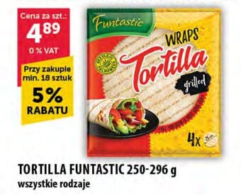 Eurocash TORTILLA FUNTASTIC 250-296 g oferta