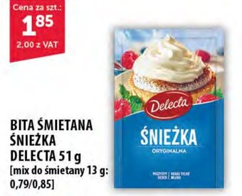 Eurocash BITA ŚMIETANA ŚNIEŻKA DELECTA 51 g oferta