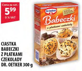 Eurocash CIASTKA BABECZKI Z PŁATKAMI CZEKOLADY DR. OETKER 300 g oferta