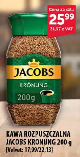 Eurocash KAWA ROZPUSZCZALNA JACOBS KRONUNG 200 g oferta
