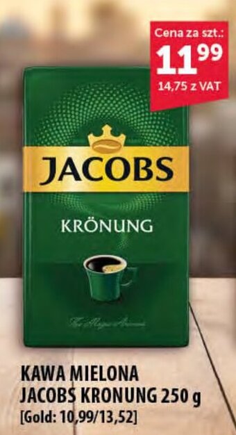 Eurocash KAWA MIELONA JACOBS KRONUNG 250 g oferta