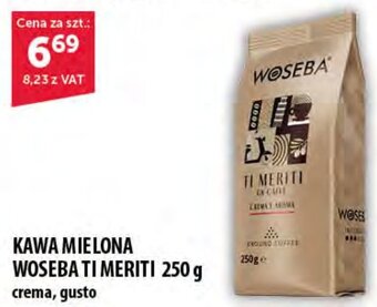 Eurocash KAWA MIELONA WOSEBA TI MERITI 250 g oferta