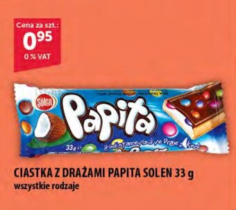 Eurocash CIASTKA Z DRAŻAMI PAPITA SOLEN 33 g oferta