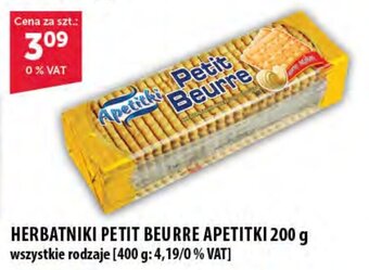 Eurocash HERBATNIKI PETIT BEURRE APETITKI 200 g oferta