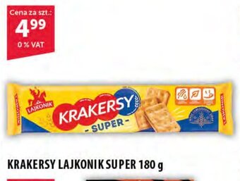 Eurocash KRAKERSY LAJKONIK SUPER 180 g oferta