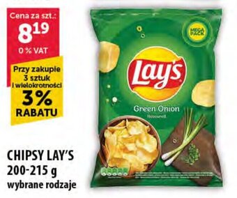 Eurocash CHIPSY LAY'S 200-215 g oferta