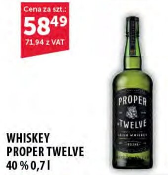 Eurocash WHISKEY PROPER TWELVE 40 % 0,7 l oferta
