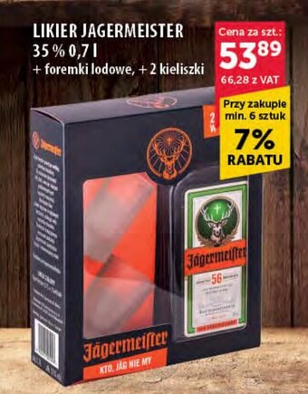 Eurocash LIKIER JAGERMEISTER 35% 0,7 l oferta