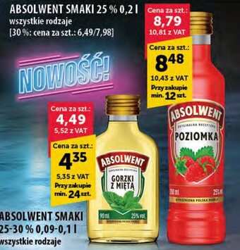 Eurocash ABSOLWENT SMAKI 25 % 0,2 l oferta