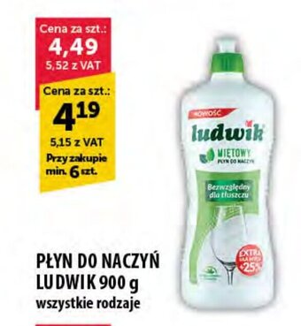 Eurocash PŁYN DO NACZYŃ LUDWIK 900 g oferta