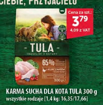 Eurocash KARMA SUCHA DLA KOTA TULA 300 g oferta