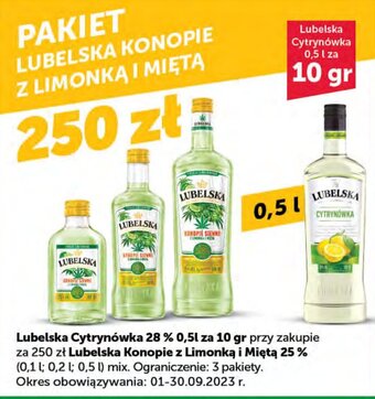 Eurocash PAKIET LUBELSKA KONOPIE Z LIMONKA I MIĘTA oferta