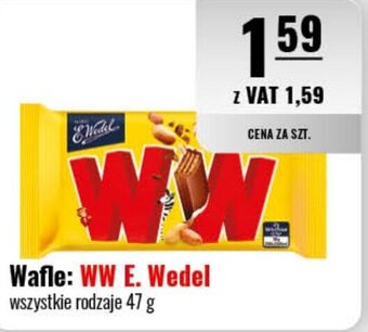 Eurocash Wafle: WW E. Wedel 47 g oferta