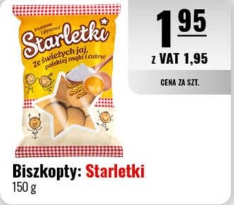 Eurocash Biszkopty: Starletki 150 g oferta