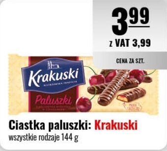 Eurocash Ciastka paluszki: Krakuski 144 g oferta