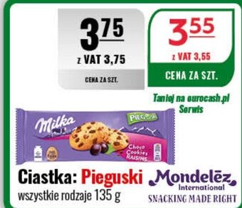 Eurocash Ciastka: Pieguski 135 g oferta
