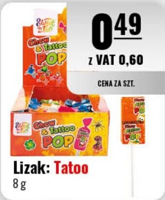 Eurocash Lizak: Tatoo 8 g oferta