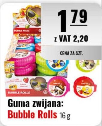 Eurocash Guma zwijana: Bubble Rolls 16 g oferta