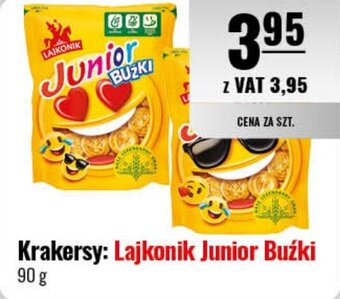 Eurocash Krakersy Lajkonik Junior Buźki 90 g oferta