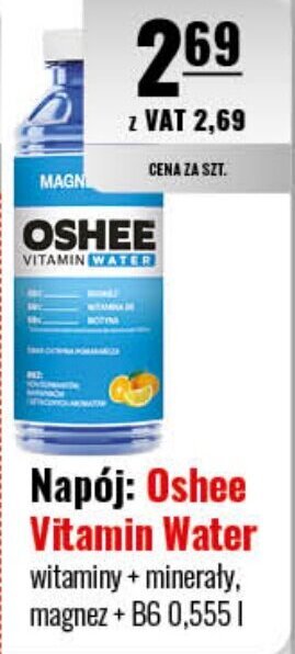 Eurocash Napój Oshee Vitamin Water 0,555l oferta