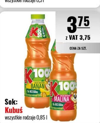 Eurocash Sok Kubuś 0,85l oferta