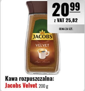 Eurocash Kawa rozpuszczalna Jacobs Velvet 200 g oferta