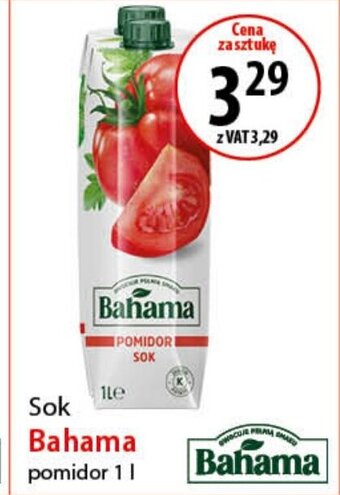 Eurocash Sok Bahama pomidor 1l oferta