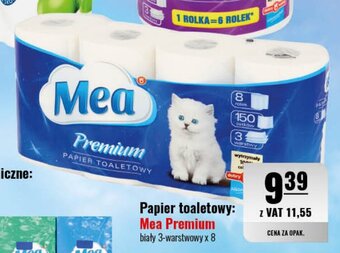 Eurocash Papier toaletowy Mea Premium 8 rolek oferta