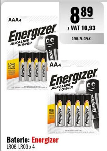 Eurocash Baterie Energizer 4szt. oferta