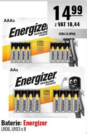 Eurocash Baterie Energizer 8szt. oferta