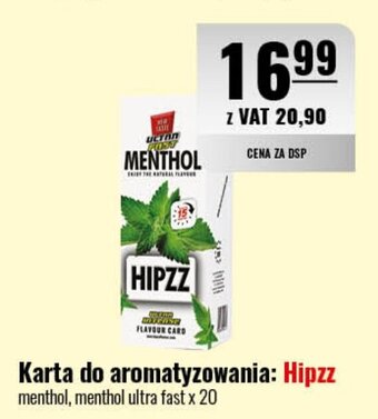 Eurocash Karta do aromatyzowania Hipzz 20szt. oferta