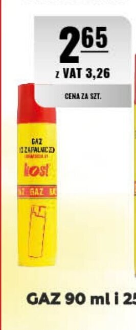 Eurocash GAZ 90 ml oferta