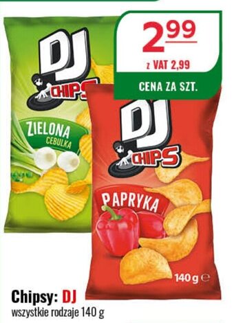 Eurocash Chipsy DJ 140 g oferta