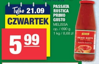 Spar PASSATA RUSTICA PRIMO GUSTO MELISSA 690 g oferta