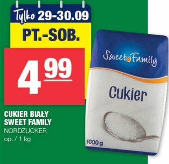 Spar CUKIER BIAŁY SWEET FAMILY NORDZUCKER 1kg oferta