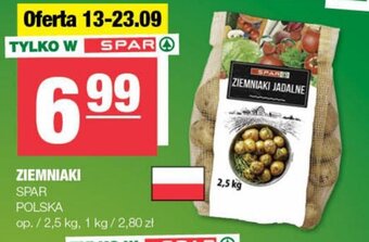 Spar ZIEMNIAKI SPAR 2,5kg oferta