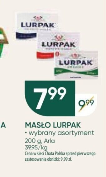 Chata Polska MASŁO LURPAK 200 g oferta