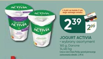 Chata Polska JOGURT ACTIVIA 165 g oferta