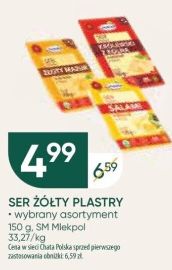 Chata Polska SER ŻÓŁTY PLASTRY 150 g oferta