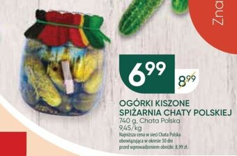 Chata Polska OGÓRKI KISZONE SPIŻARNIA CHATY POLSKIEJ 740 g oferta