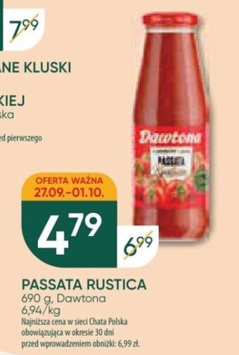 Chata Polska PASSATA RUSTICA Dawtona 690 g oferta